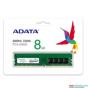 ADATA DDR4 PC25600 3200MHz 8GB Single Channel AD4U32008G22-RGN